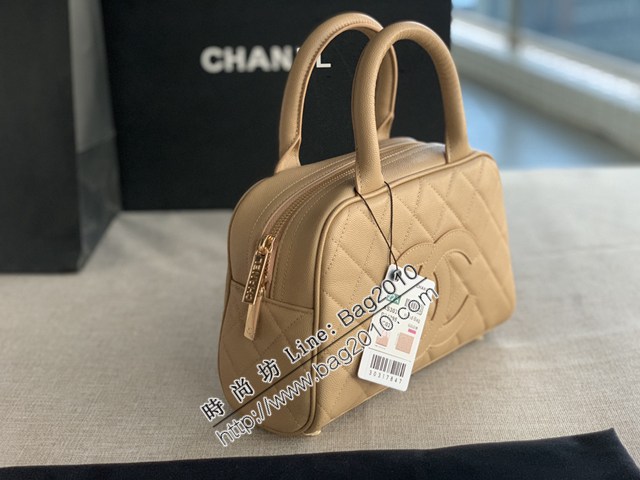 Chanel專櫃新款希望爾頓手提包 香奈兒顆粒小球紋系列手袋AS3034 djc6533